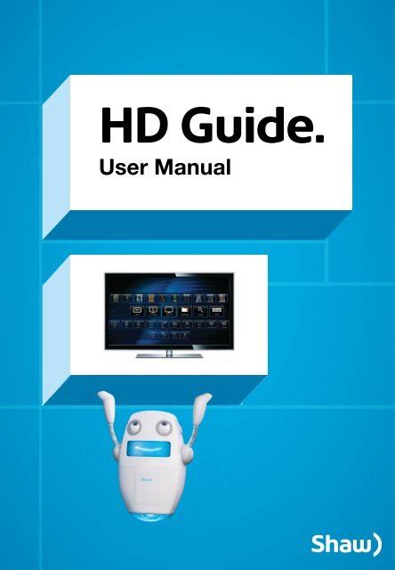 shaw hd pvr user guide pdf PDF