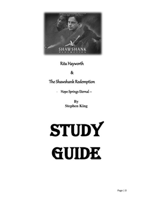 shawshank-redemption-study-guide Ebook Reader