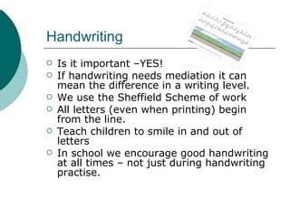 sheffield structured handwriting scheme Ebook Kindle Editon