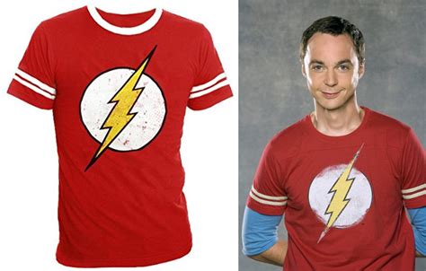 sheldon cooper flash shirt