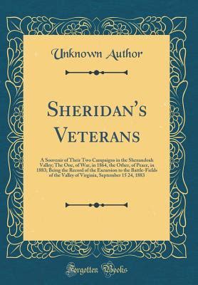 sheridans veterans campaigns shenandoah september Kindle Editon