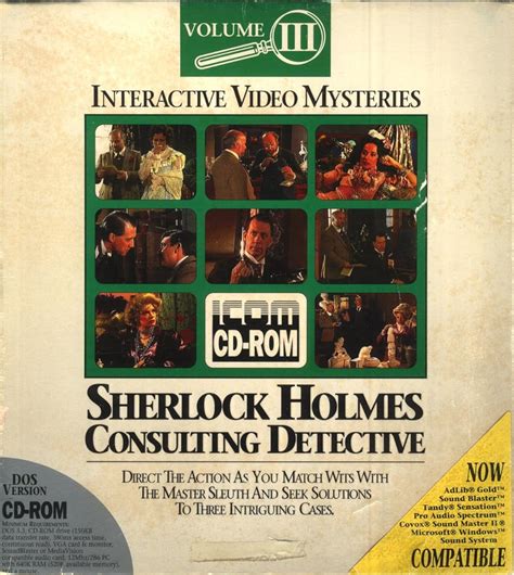 sherlock holmes consulting detective volume 3 Doc
