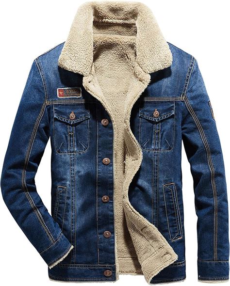 sherpa lined denim jacket