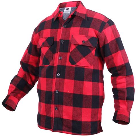 sherpa lined flannel shirts