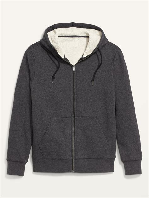 sherpa lined sweatshirt