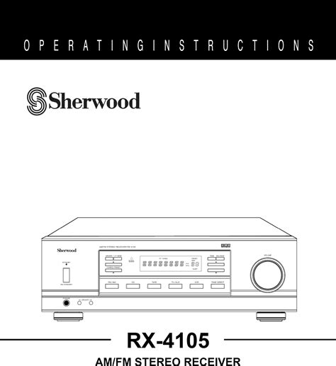 sherwood u 25m car receivers owners manual Kindle Editon