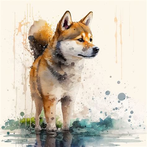 shiba inu art