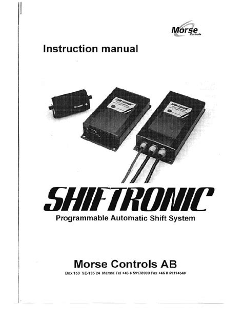 shiftronic or manual pdf PDF