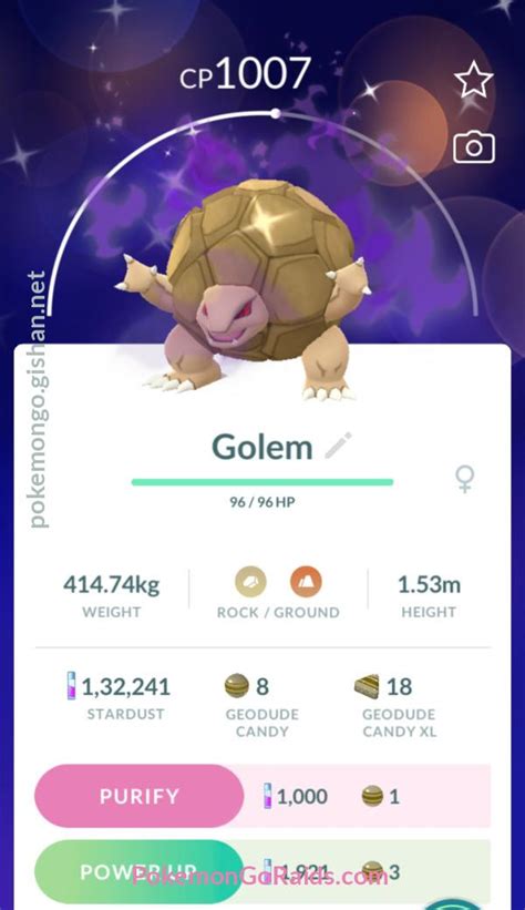 shiny golem