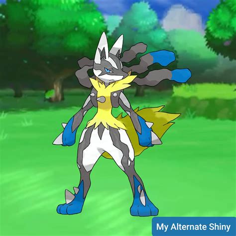 shiny lucario mega