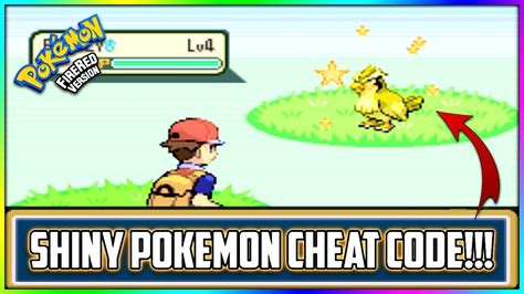 shiny pokemon cheat always makes them male fire red