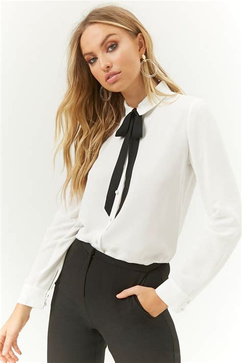 shirt and bow tie womens