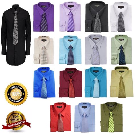 shirt and tie sets for men