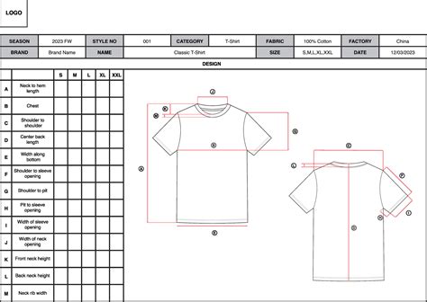 Shirt Layout Template