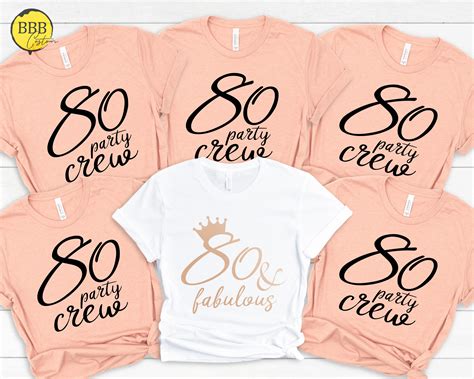 shirts for 80th birthday