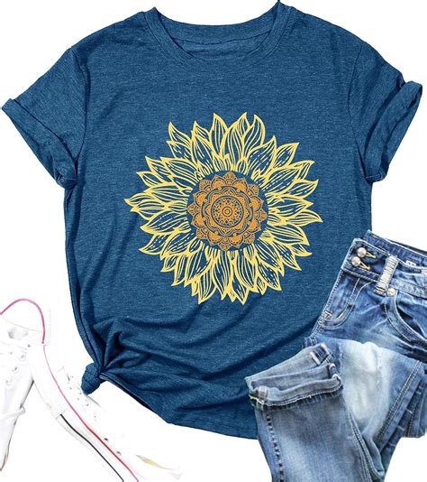 shirts with sunflowers