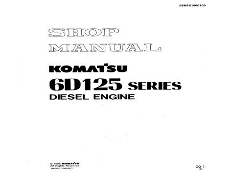 shop manual komatsu pdf PDF