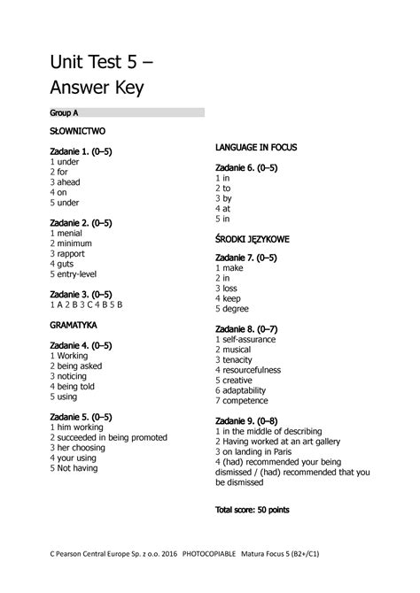 short answer unit test 1 night answers Reader