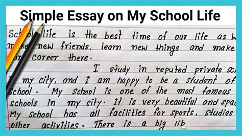 short essay my school life PDF