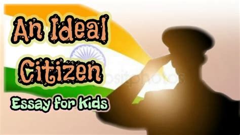 short essay on an ideal citizen PDF