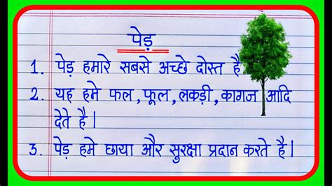 short essay on importance of trees in hindi Reader