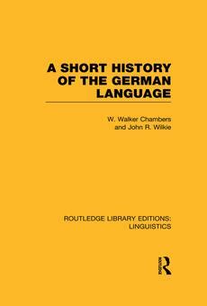 short history german language linguistics Kindle Editon
