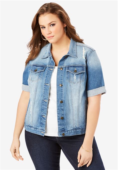 short sleeve jean jacket