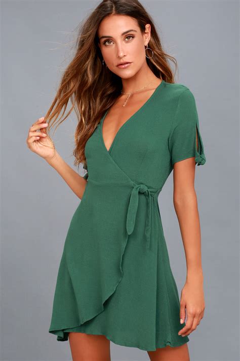 short wrap dresses
