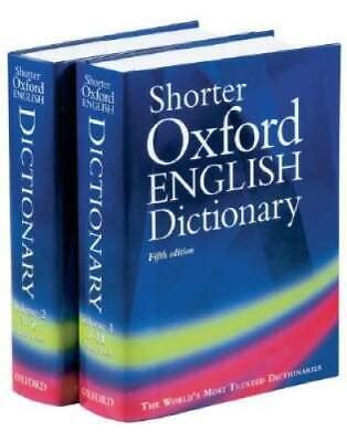 shorter oxford english dictionary fifth edition PDF