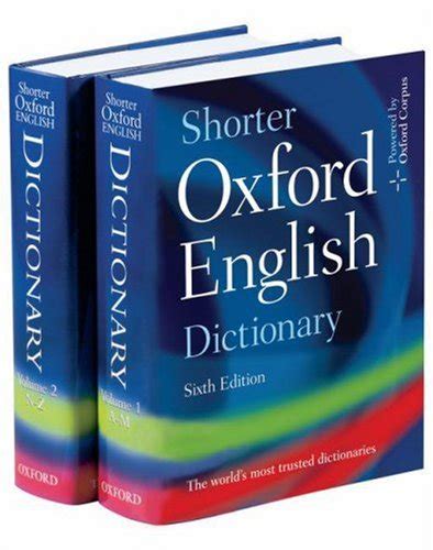 shorter oxford english dictionary sixth edition PDF