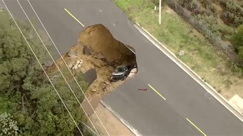 show episode truck sinkhole highway night