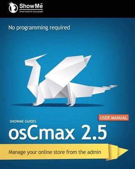 showme guides oscmax 2 5 user manual PDF