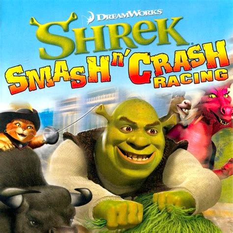 shrek smash n crash racing game