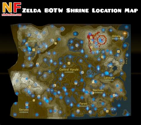 shrine locations botw