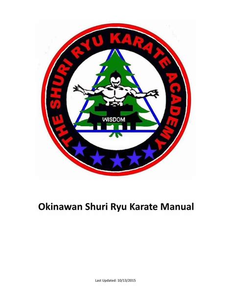 shuri ryu manual pdf PDF