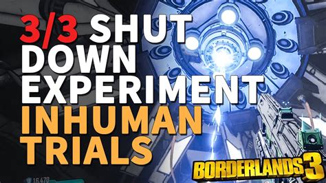 Shut Down Experiment Borderlands 3 Walkthrough