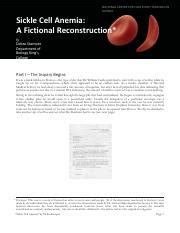 sickle cell anemia a fictional reconstruction answer Reader