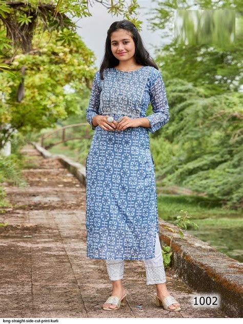 side cut kurti