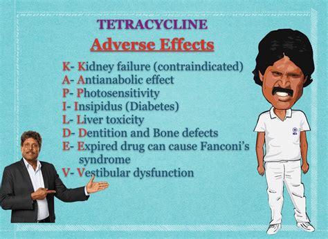 side effects from tetracycline