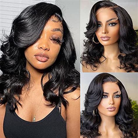 side part body wave wig