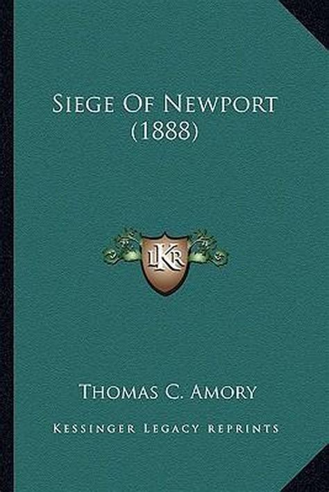 siege newport classic reprint thomas PDF