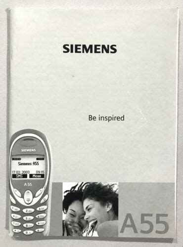 siemens a55 mobile phone manual Doc