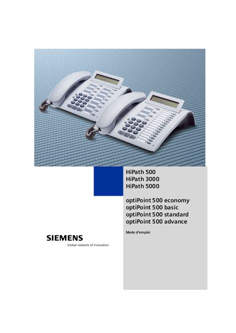 siemens optipoint 500 user manual Kindle Editon