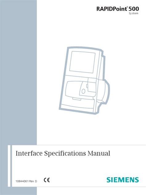 siemens rapidpoint 405 operator manual pdf Reader