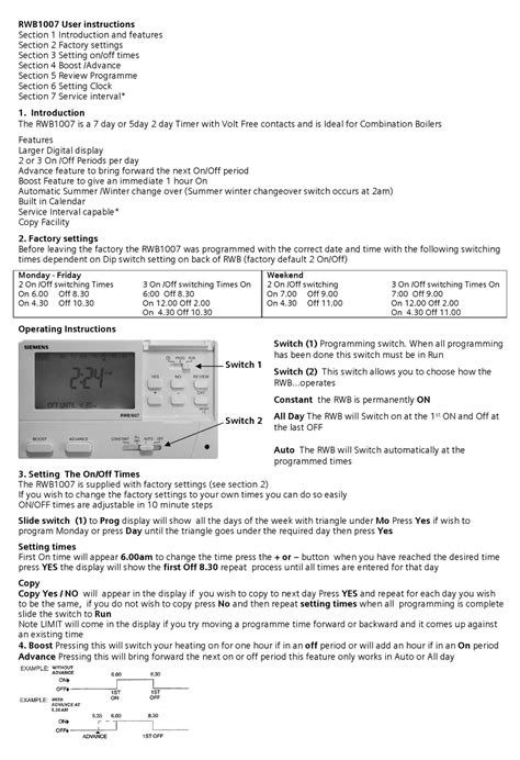 siemens rwb7 service manual PDF