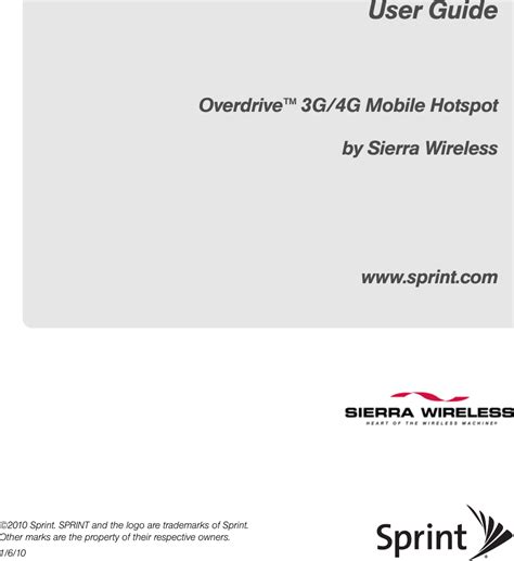 sierra wireless overdrive manual Reader