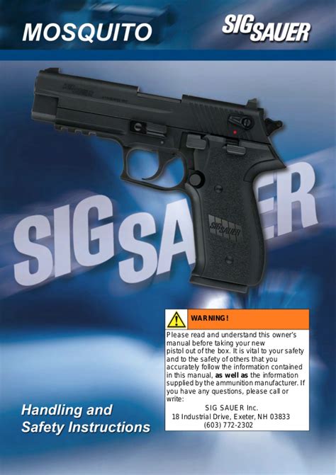 sig mosquito user manual Doc