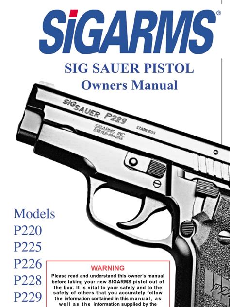 sig sauer owners manual Doc