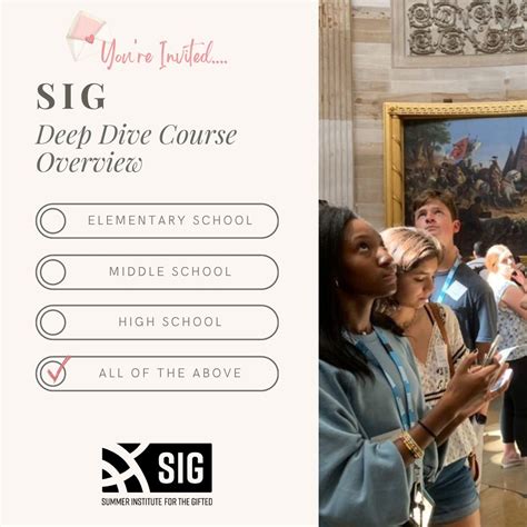 sig summer institute for the gifted