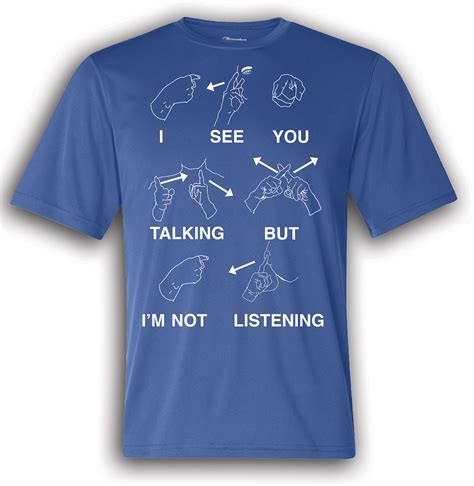 sign language t shirts